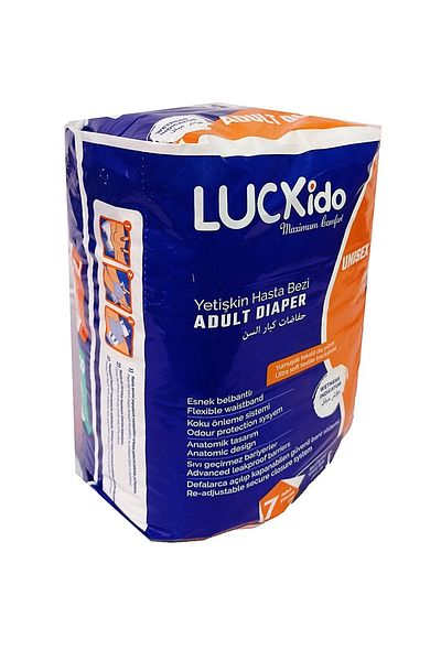 Satış Diyarı Patient Diapers Large 14 Pieces Large Size Flexible Waistband Leak Proof Liquid Proof and Odor Prevention