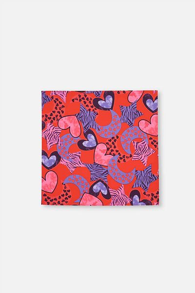 Dagi Bandana mit Granatapfelblüten-Herzmuster