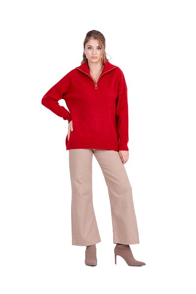 Fashinyou Women's Oversize Knitwear Wool Sweater