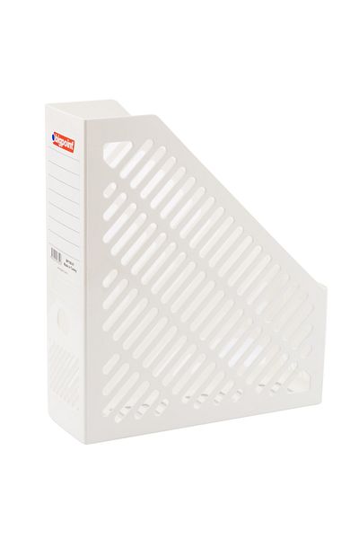 Bigpoint Plastic Box Folder White x 6 Pieces