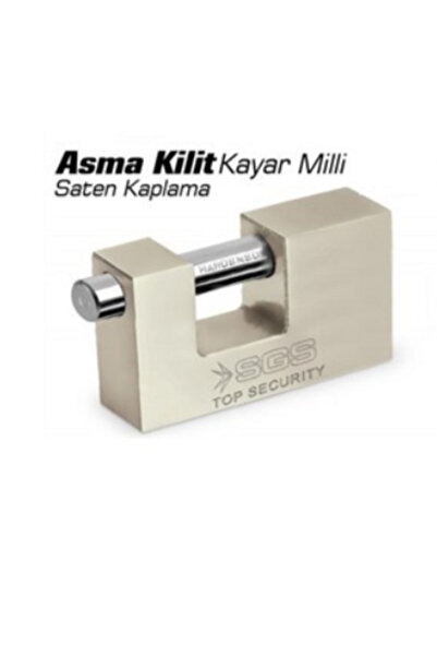 SGS Kayar Asma Kilit 80mm Gri
