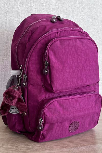 MORCA Τσάντα πλάτης Plum Σχολική τσάντα 14 ιντσών Laptop Τσάντα ταξιδιού Duomino 18 Lt 40x30x15cm