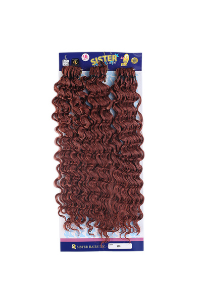 Mina Peruk Sister Afro Dalgası Saç - Kızıl Bakır 350