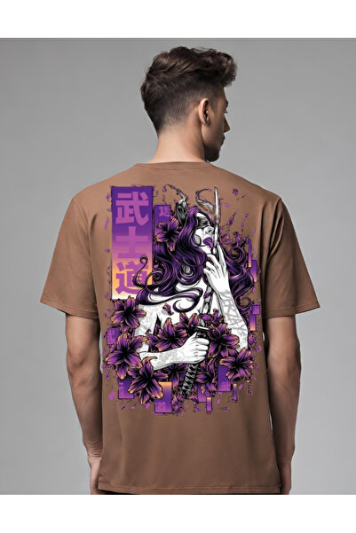 TROVE Derzay Oversize T-Shirt - Με στάμπα στην πλάτη