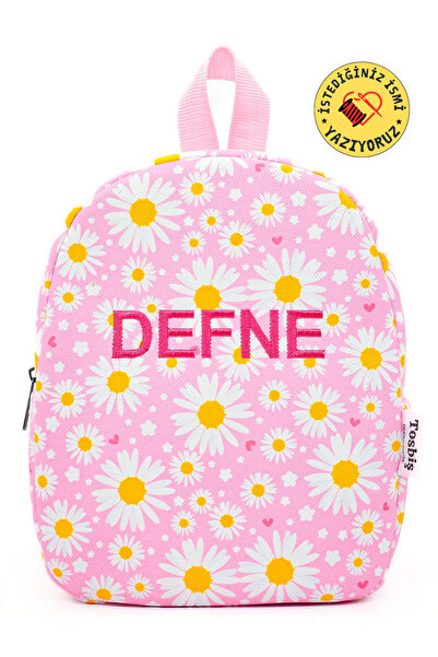 Tosbiş [ Kişiye Özel Isimli ] Papatya 0-8 Yaş Çocuk Sırt Çantası, Kreş - Anao...