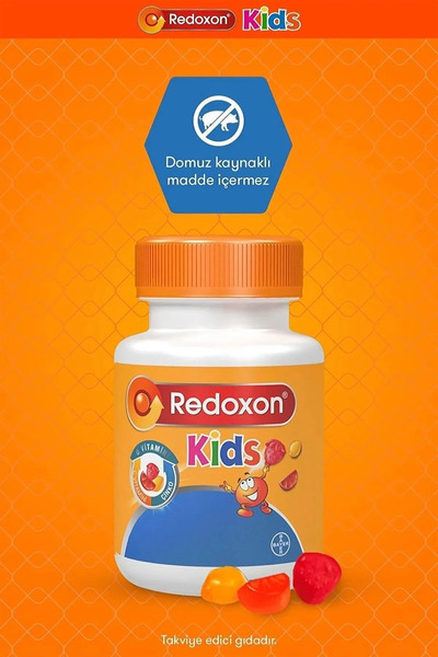 Redoxon Kids 60 Çiğnenebilir Gummy Çocuklar İçin C Vitamini, D Vitamini Ve Çinko
