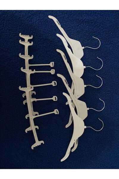 Bebellom bebek kıyafet askısı pantolon askısı bebek ikili askılık 10 parça 5 adet takım