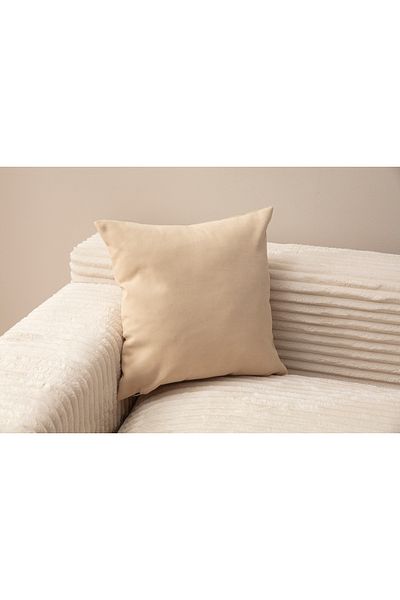 BUGİ HOME COLLECTİON ΜΟΝΟΧΡΩΜΑ ΜΟΝΟ ΜΑΞΙΛΑΡΟΘΗΚΗ ΜΠΕΖ ΧΡΩΜΑ 43Χ43