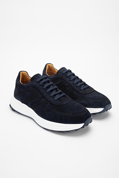 Valmenti Agatho Чоловічі сині замшеві кросівки та спортивне взуття з натуральної шкіри