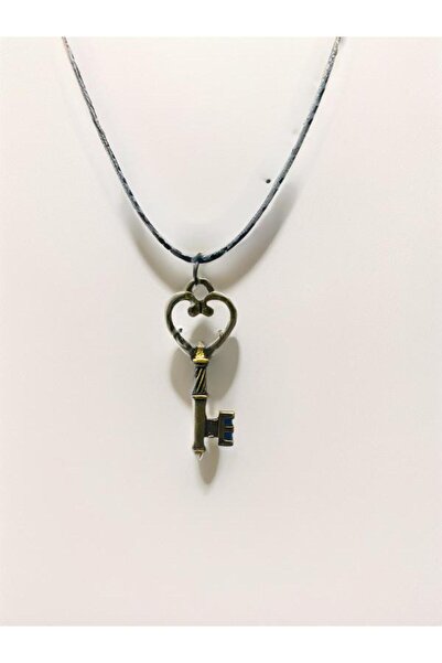 whocares Unisex İpli Kolye Anahtar Sembollü Kaliteli ve Şık