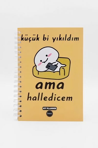 EFBUTİK جدول أعمال دفتر مخطط سلكي صغير