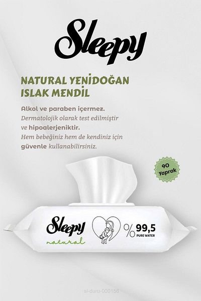 Sleepy Newborn 90's Wet Wipes 18 BUY 16 Pay Gift