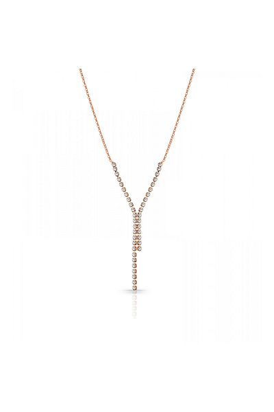 Forentina Rose Waterway Necklace Earrings in Pink Box Gift Jewelry Set PS3363