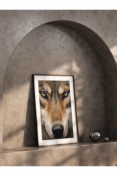 Postifull Frameless Poster, Animals & Safari Painting No:1, Hd Photo, Living Room, Kitchen Wall Decor Poster
