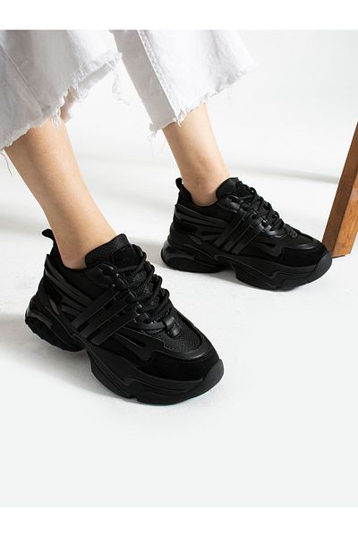 Alemdar Shoes RANGER Μαύρα γυναικεία αθλητικά παπούτσια