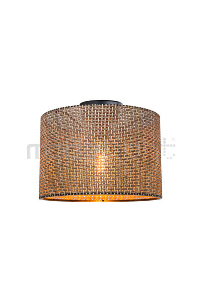 Modelight GOZA 38 CM SİLİNDİR PLAFONYER AVİZE KAHVE ARTI DESEN SALON-ÇOCUK-YEMEK-YATAK ODASI--ANTRE-MUTFAK