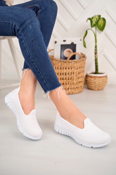 Nexs Dámská bílá ortopedická denní sportovní obuv