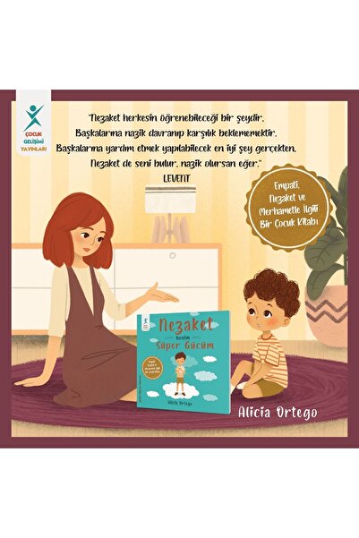 ÇOCUK GELİŞİMİ YAYINLARI Benim  Süper Gücüm Nezaket (ÇOCUKLARDA DEĞERLER EĞİT...