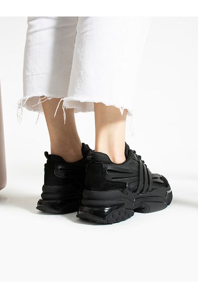 Alemdar Shoes RANGER Μαύρα γυναικεία αθλητικά παπούτσια