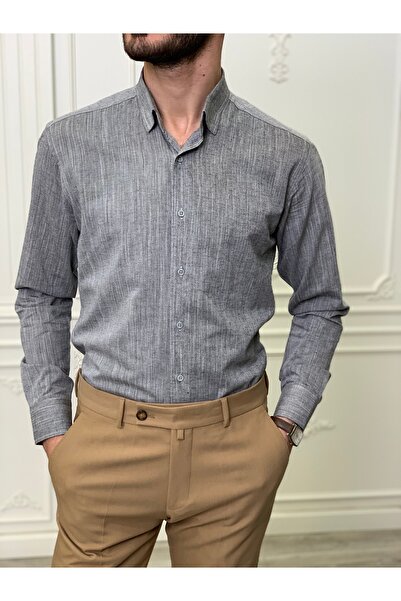 LONATOLİA Slim Fit Italian Cut Men's Shirt