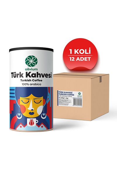 Olivium Turkish Coffee Tin Box(12X250GR)