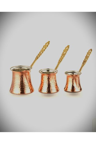 KAVELE Copper Coffee Pot Set for 3-4-5 People 0134