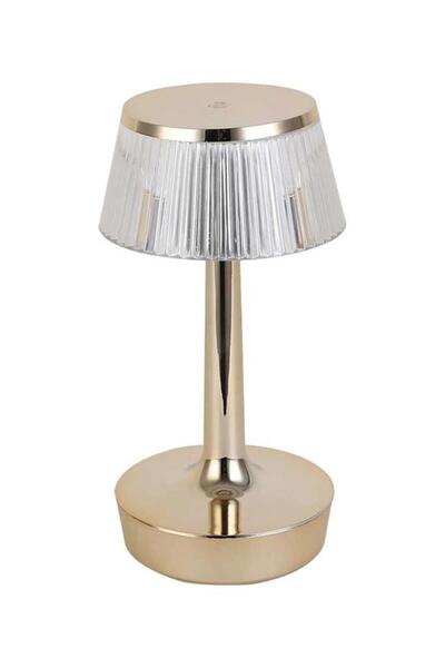 SeKaTech Şarjlı Masa Lambası Dimmerli Dekoratif Abajur Cata Rio Dokunmatik Cafe Lambası 3 Renk Işık Modu