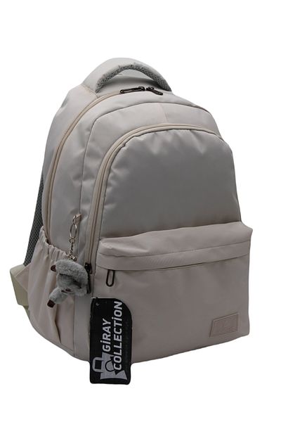 Bevitton Beige Waterproof Gry School and Backpack - 34100