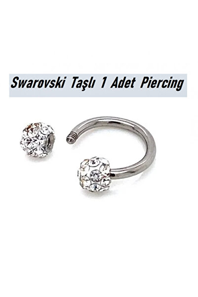 Öte Beri Hayallerin Ötesi 316l Cerrahi Çelik Taşlı Şambala Helix, Septum, Tra...