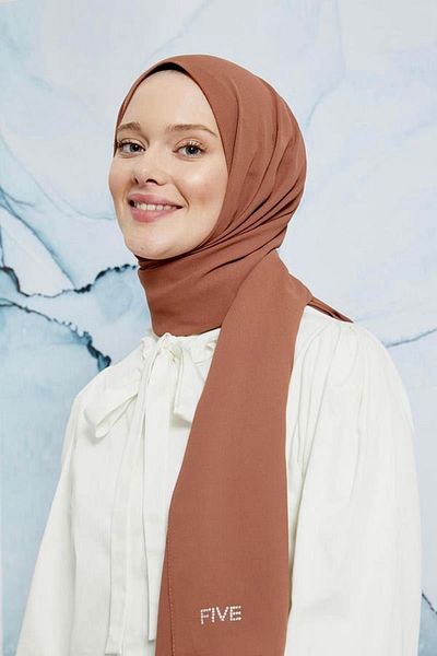 5 FİVE SCARF Medina Silk Shawl - Single Color Medina Silk Shawl - Plain Shawl - Crepe Shawl - Medina Shawl