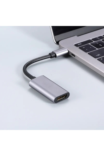 yediseven USB 3.1 Type C To HDMI Dönüştürücü 4K 30Hz Macbook Laptop Görüntü Çevirici Adaptör
