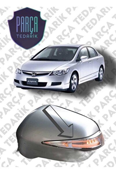 PARÇA TEDARİK Honda Civic Fd6 Uyumlu Dikiz Ayna Sinyal Sol 2006-2011