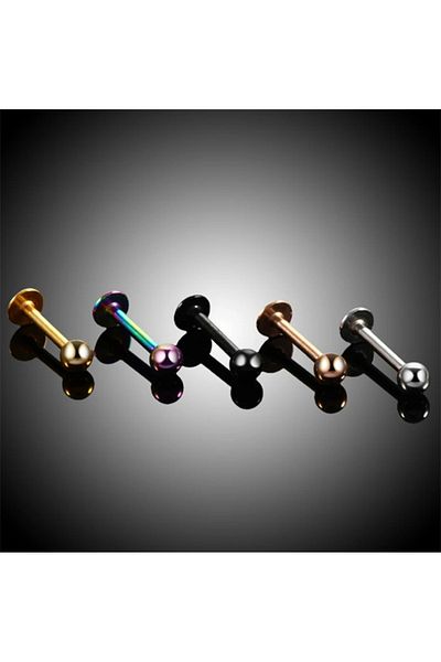 Öte Beri Hayallerin Ötesi 316l Surgical Steel Stainless Antiallergic Helix, Septum, Labret, Smiley, Tragus Earring Piercing 1 Piece