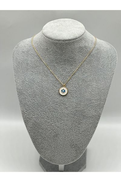 Hobimos Evil Eye Bead Pendant Necklace