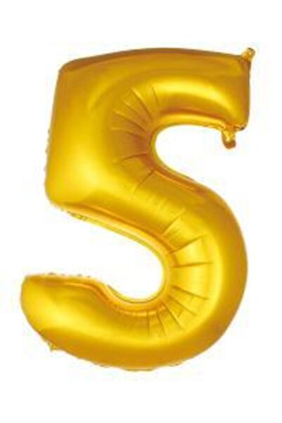 eğlencemarketi 50 Pairs Figures Gold Foil Balloon - 40 Inch 100 cm