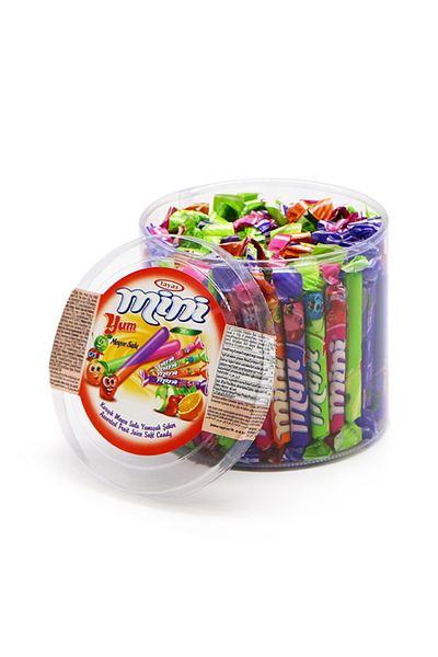 TAYAŞ 804 Gr Mixed Fruit Soft Candy Pvc Box - Minium