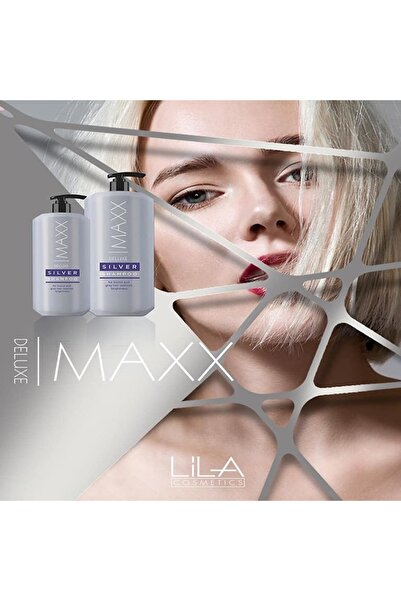 MAXX DELUXE Silver Shampoo, Mor Şampuan, Silver Şampuan, 500 ml
