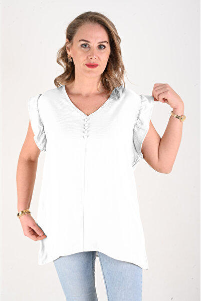 KSV Collection Bead detailed tiril tiril T-shirt, TunicAerobin Fabric T-shirt