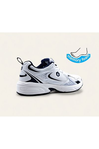 Hammer Jack Songa 46 47 48 Memory Foam Men's White Walking Sports Shoes