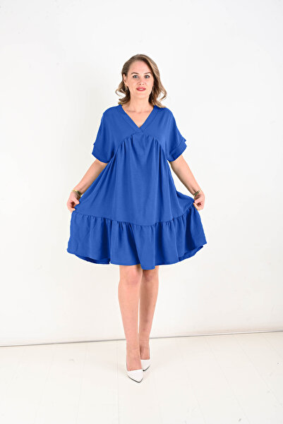 KSV Collection Довга, з воланами, повсякденна жіноча туніка.