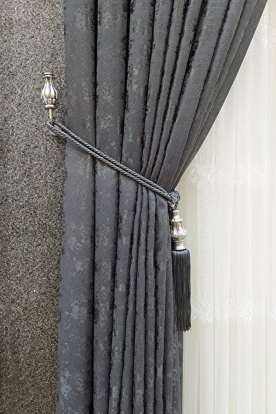 lissehome ستارة خلفية ايفرست أنثراسايت رمادي