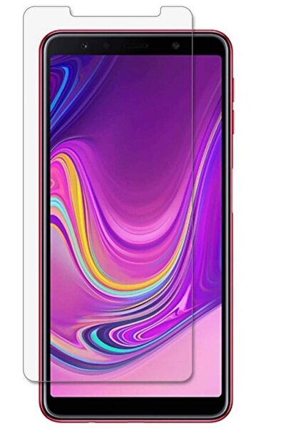 TechnoZone Samsung Galaxy A7 2018 Kırılmaz Ekran Koruyucu Temperli Cam