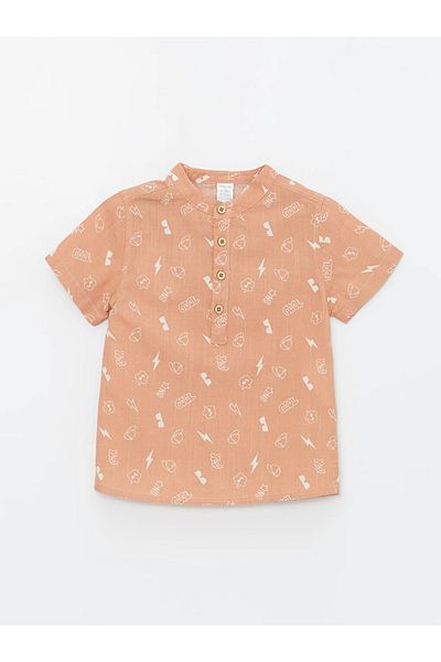 LC Waikiki LCW ECO Judge Collar Short Sleeve Baby Boy T-Shirt