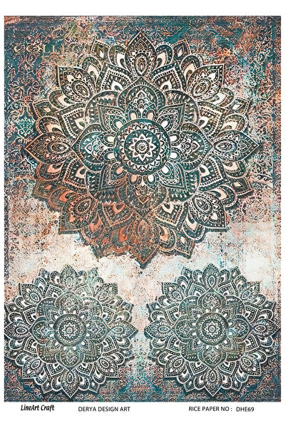 LİNEART LineArt Pirinç Dekopaj Kağıdı No:DHE69