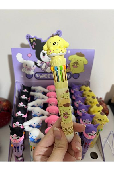 Cuppy Box Sanrio Purin 10 Colors 0.7 Ballpoint Pen