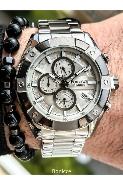 Ferrucci Active Men's Watch with Special Design Functions + bracelet