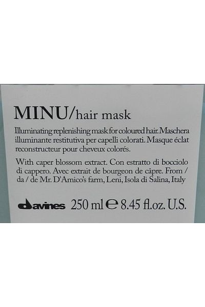 Davines MINU Protective Hair Mask for Coloured Hair (250 ml) BSC27
