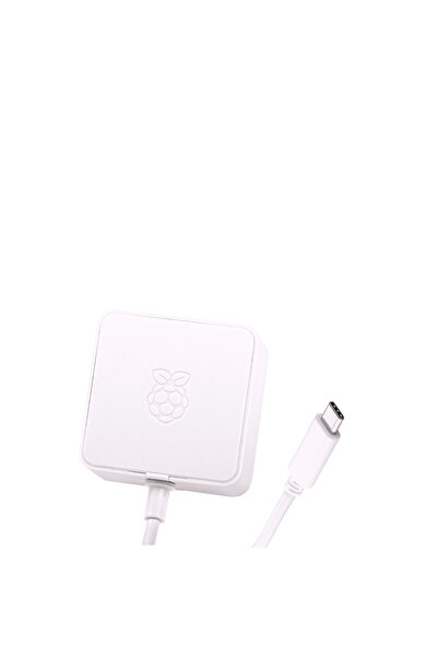 Raspberry Pi 4 Güç Adaptörü 5.1v 3a Beyaz (LİSANSLI)