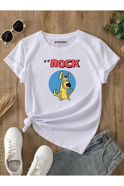 BENROMA 1 produs este un cadou pentru achiziții de 6 și peste Tricou pentru copii cu imprimeu rock