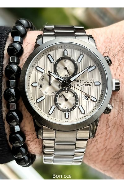 Ferrucci Active Men's Watch with Special Design Functions + bracelet